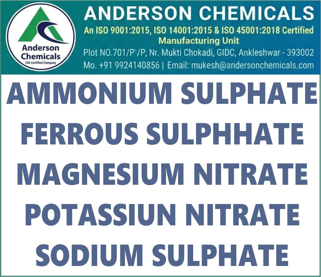 ANDERSON CHEMICALS